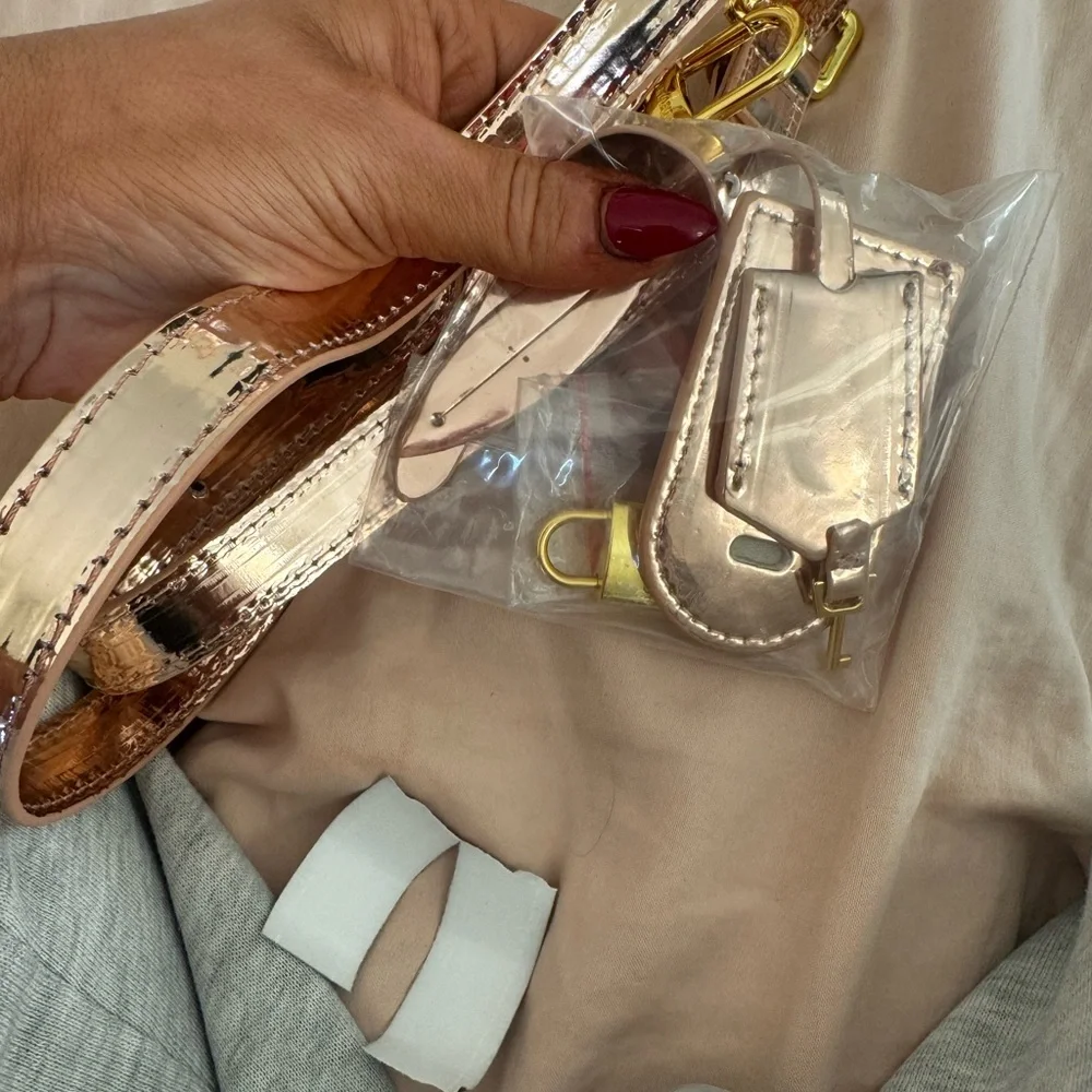 Luxury Metallic Rose Gold luxury Handbag